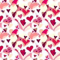 valentine seamless pattern vector