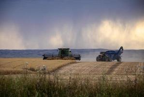 pradera nubes de tormenta canadá foto