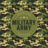 Military Army Seamless Pattern vector
