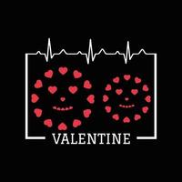 Valentines Day T Shirt Design vector