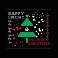 Christmas Day T Shirt Design vector