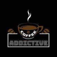 Coffee T Shirt Design vector