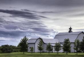 pradera nubes de tormenta canadá foto