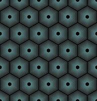BLUE BACKGROUND WITH BLACK VECTOR HEXAGONS