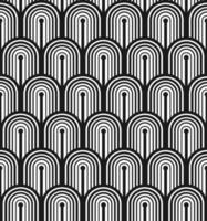 WHITE SEAMLESS BACKGROUND WITH BLACK ARCHES vector