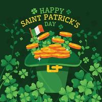 feliz st. día de San Patricio vector