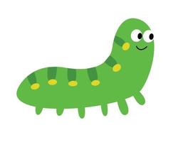 Caterpillar, a creative vector illustration of an insect