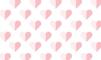 Valentine background illustration with the heart-shaped decorations vector