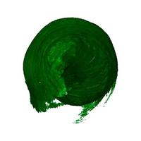 mancha verde abstracta aislada sobre fondo blanco. vector