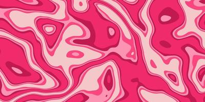 Hand drawn flat psychedelic groovy background vector