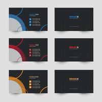 Business card design template vector