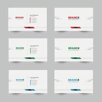 Business card design template vector