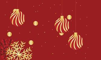 Christmas background with glitter effect vector