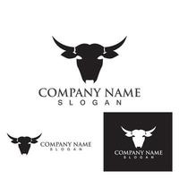 Cow Logo Template vector icon