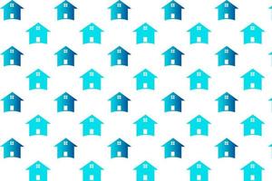 Abstract Home Pattern Background vector