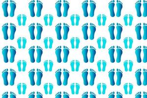 Abstract Man Footprint Pattern Background vector