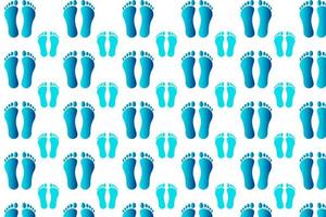 Abstract Man Footprint Pattern Background vector