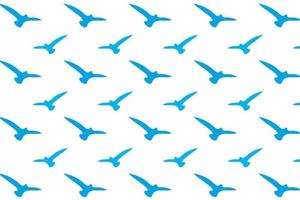 Abstract Flying Bird Pattern Background vector