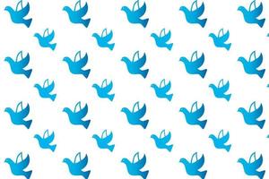 Abstract Peace Pigeon Pattern Background vector