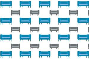 Abstract Sofa Chair Pattern Background vector