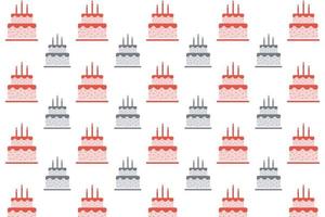Abstract Party Cake Pattern Background vector