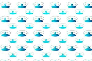 Abstract Marine Cap Pattern Background vector