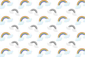 Abstract Rainbow Pattern Background vector