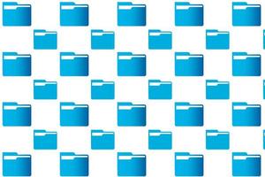 Abstract Computer Folder Pattern Background vector