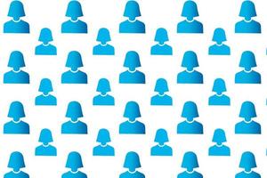 Abstract Woman Pattern Background vector