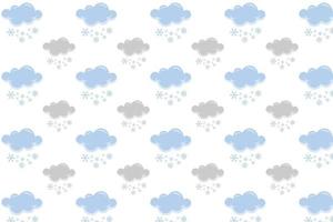 Abstract Snowy Weather Pattern Background vector