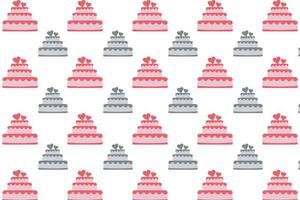 Abstract Wedding Cake Pattern Background vector