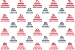 Abstract Wedding Cake Pattern Background vector