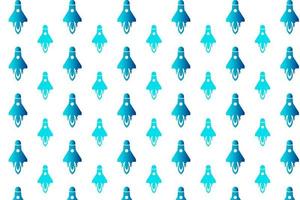 Abstract Modern Rocket Pattern Background vector