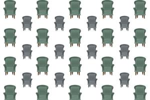 Abstract Armchair Pattern Background vector