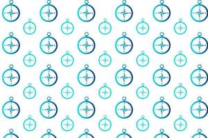 Abstract Marine Compass Pattern Background vector