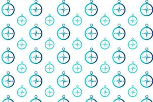 Abstract Marine Compass Pattern Background vector