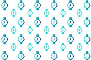 Abstract Hand Watch Pattern Background vector