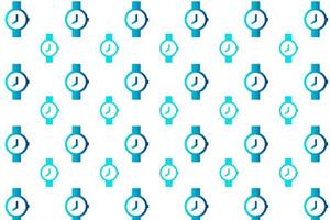 Abstract Hand Watch Pattern Background vector