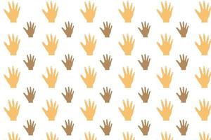 Abstract Hand Pattern Background vector