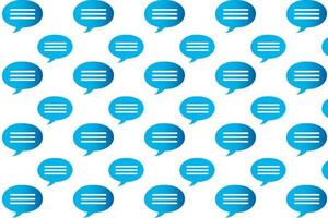 Abstract Talk Pattern Background vector