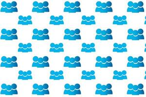 Abstract Team Pattern Background vector