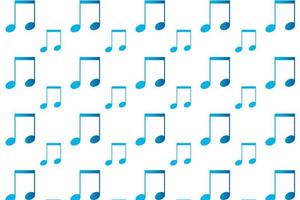 Abstract Musical Note Pattern Background vector