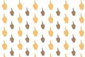 Abstract One Finger Hand Pattern Background vector