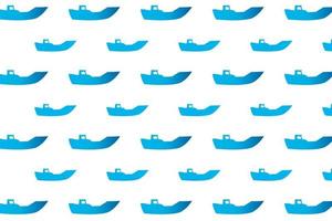 Abstract Boat Pattern Background vector