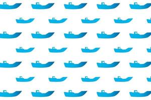 Abstract Boat Pattern Background vector