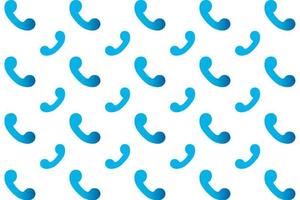 Modern Phone Icon Pattern Background vector