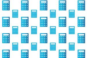 Abstract Calculator Pattern Background vector