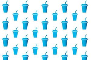 Abstract Drink Pattern Background vector