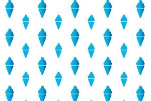 Abstract Ice Cream Pattern Background vector