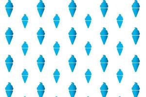 Abstract Ice Cream Pattern Background vector